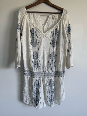 Denim & Supply Ralph Lauren Off-White  Boho Mini-dress